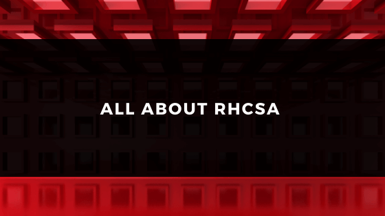 ALL ABOUT RHCSA