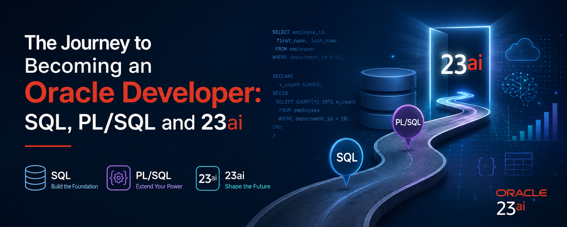The Journey to Becoming an Oracle Developer: SQL, PL/SQL and 23ai