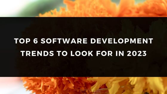 TOP 6 SOFTWARE DEVELOPMENT TRENDS TO LOOK FOR IN 2023