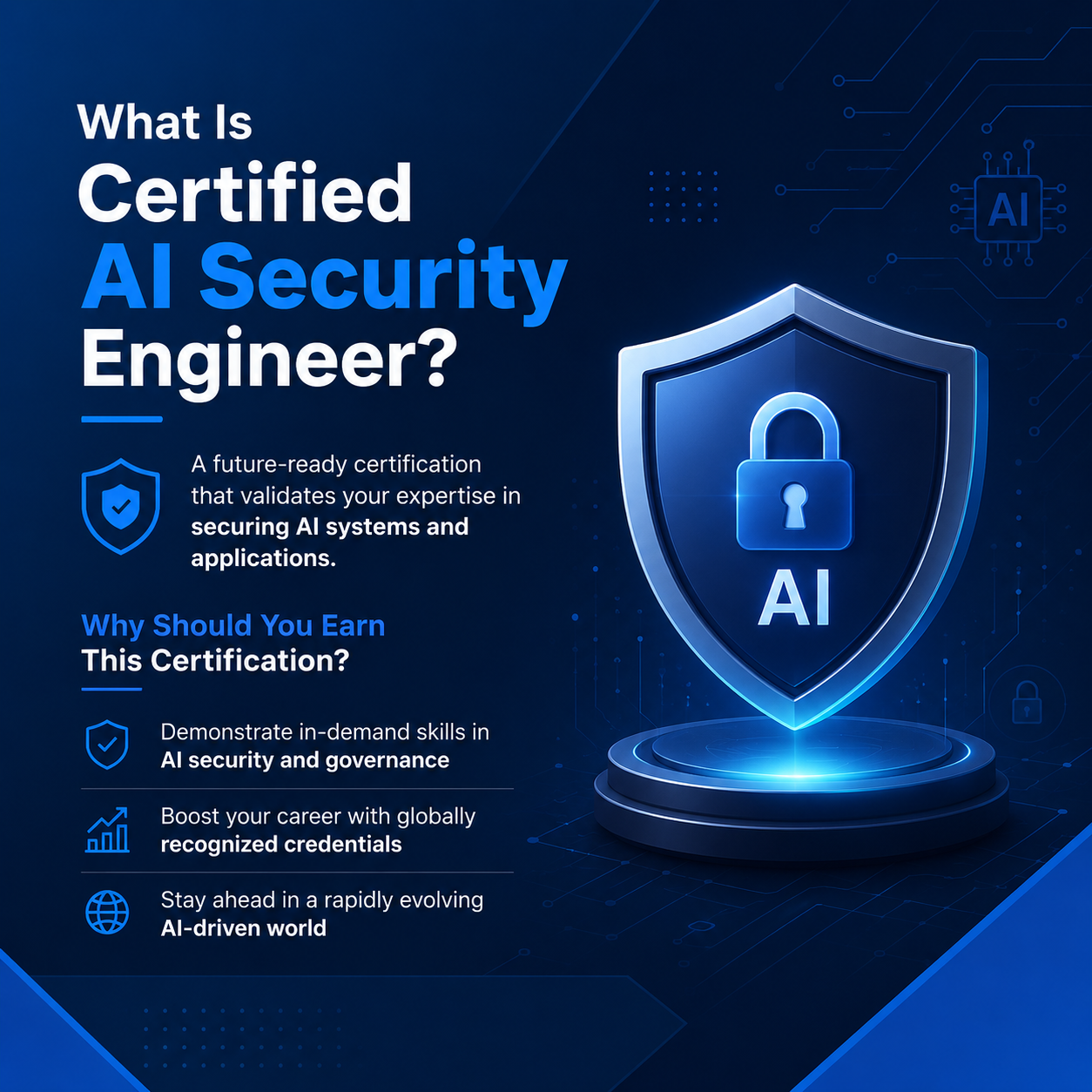 What Is Certified AI Security Engineer? Why Should You Earn This Certification?